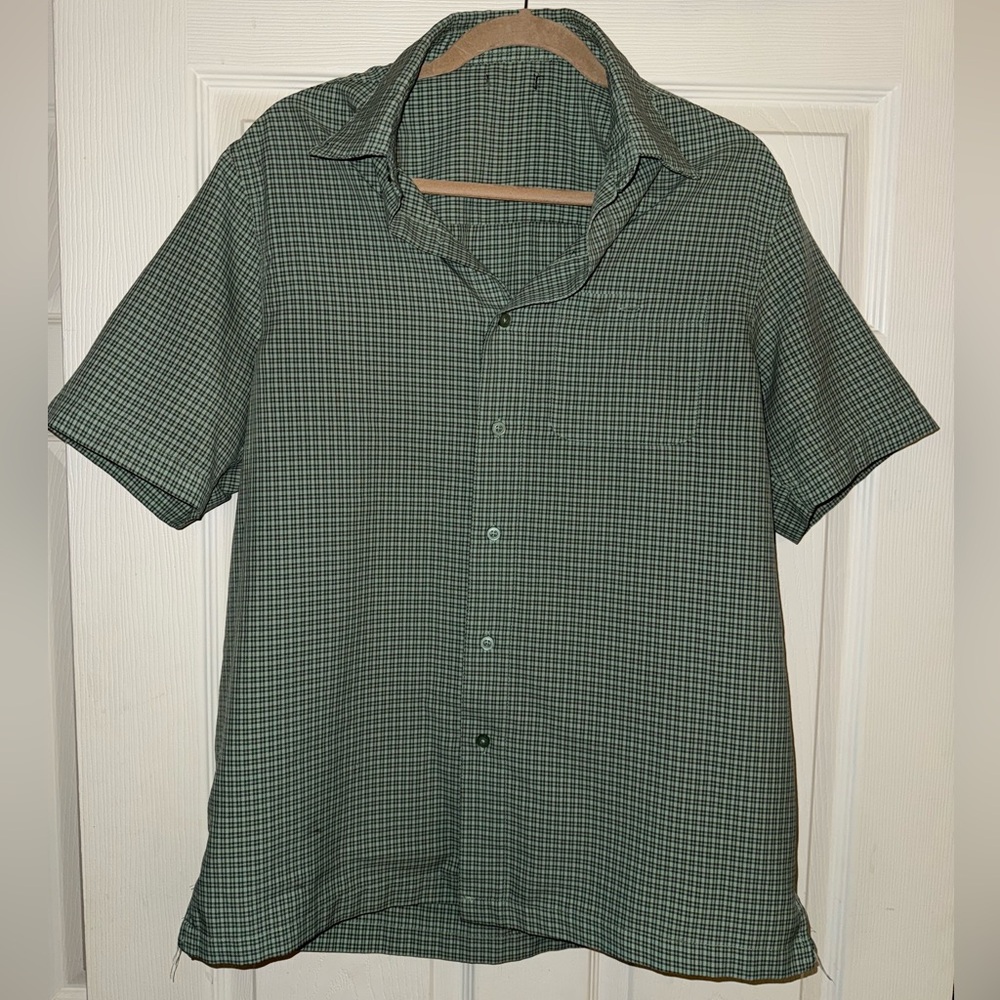 Men's Green Checkered Shirt